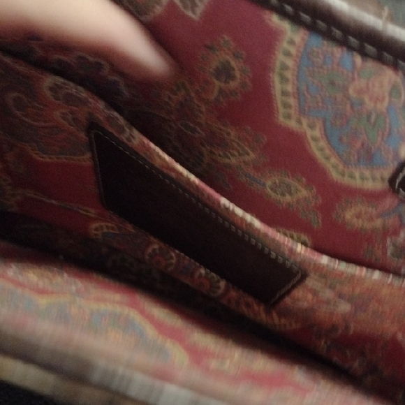 BRIGHTON Tan and Brown Tote Bag with Textured Design - Picture 6 of 7